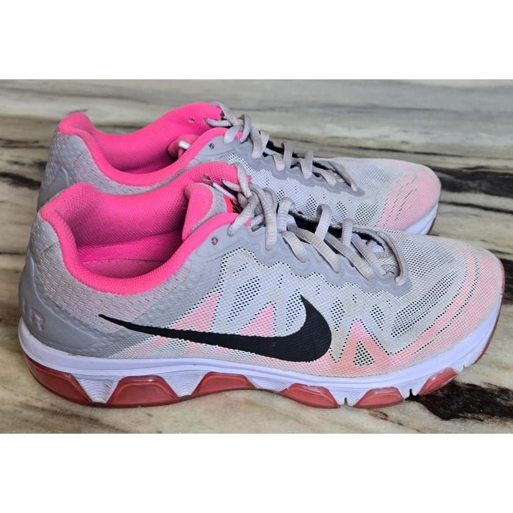 Nike Women's Air Max‎ Tailwind 7 Running Shoes Gray and Pink SZ 9.5 - Picture 3 of 7